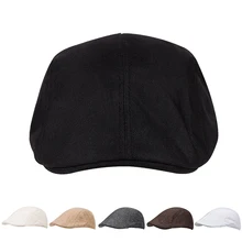

2021 New Fashion Newsboy Hat Men's And Women's Retro Beret Breathable Painter Hat Golf Hat