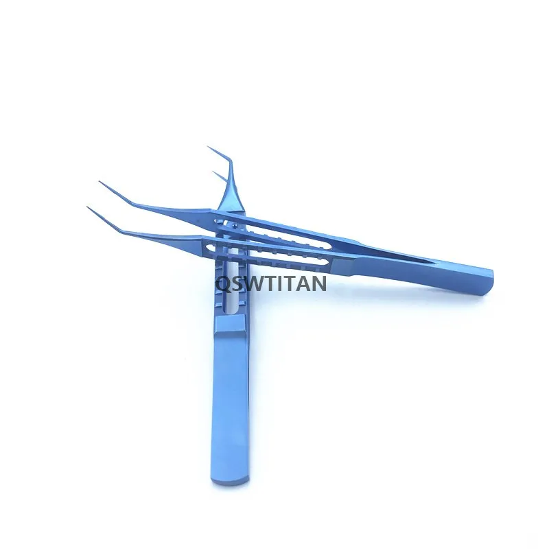 Amarra a Plataforma Oftálmicas com 6mm Pinças Dentada Ângulo Forcep Punho Liso Dental 1 Pces Que 4 Cheap Instrumentos p pálpebra