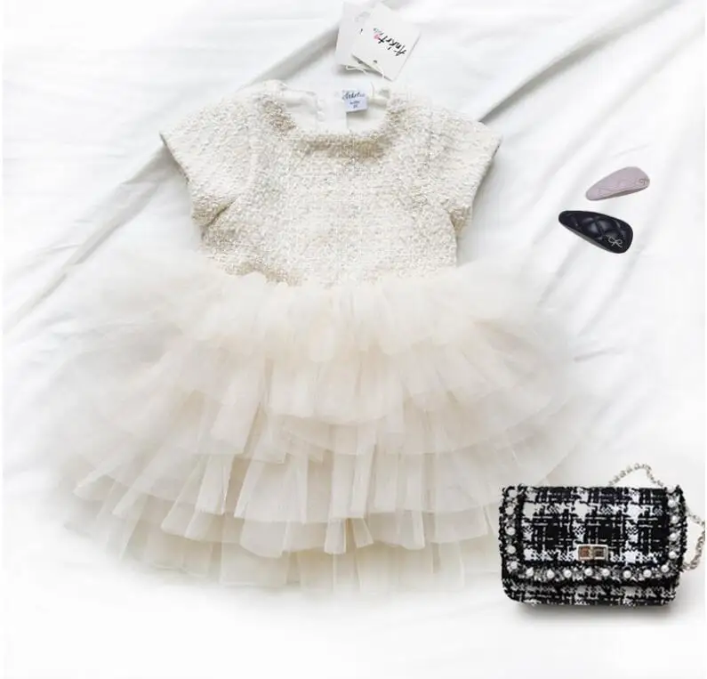 Г. Новая эксклюзивная элегантная юбка-пачка для малышей, платья нарядная женская одежда принцессы для девочек 6 шт./партия