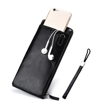 

Men's Wallet Ultra-thin Long Wallet High Quality Soft Unisex Wallet Simple Fashion Large Capacity Storage Long Wallet