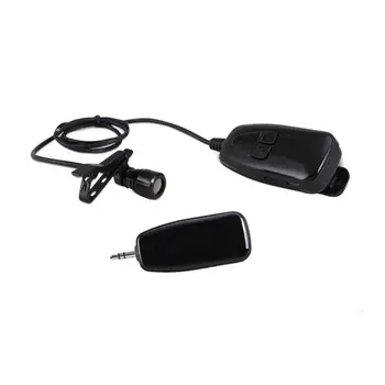 

2.4G Wireless Microphone Automatch Condenser Headset Megaphone with Metal Collar Clip for Interview Meeting Lectures guide
