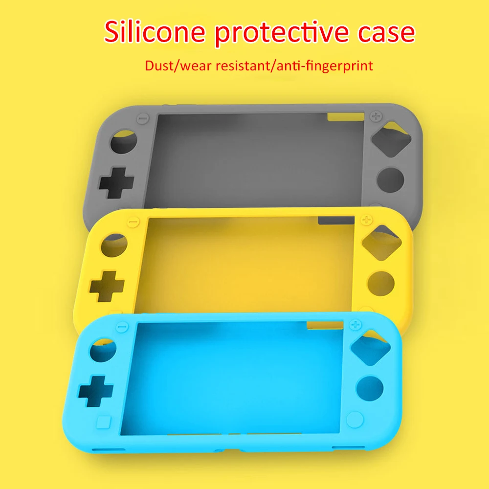 Силиконовый чехол для nintendo Switch Lite с защитой от царапин, мягкий силиконовый защитный чехол с защитой экрана