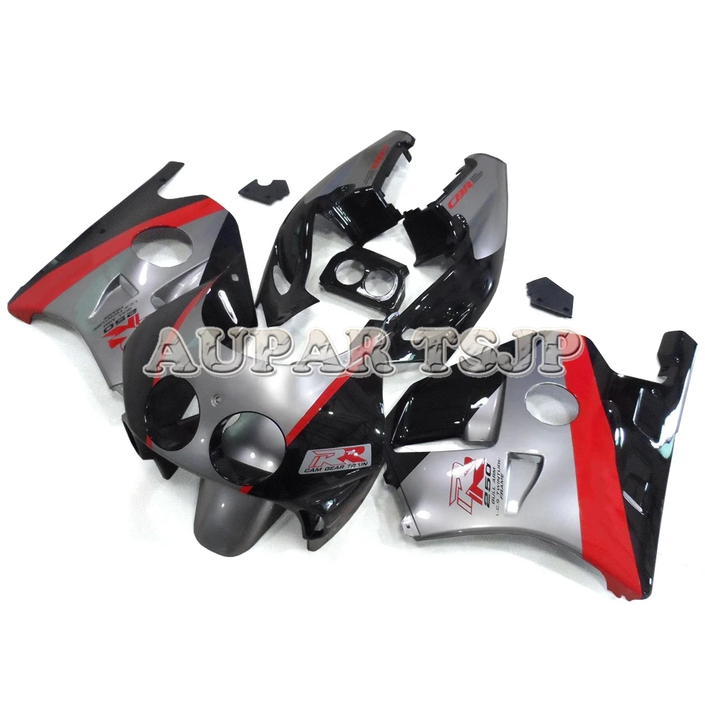 Красные серебристые и черные Понижающие Обтекатели для Honda CBR250RR MC22 1990 1991 1992 1993 1994 литья под давлением рамы кузова мотоцикла