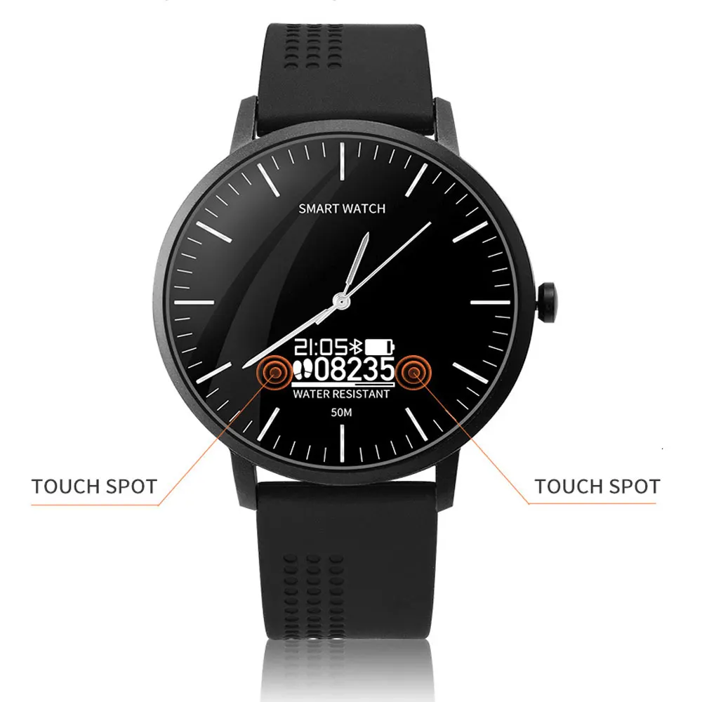

HD06 Smart Watch Quartz & Electronic Double Movement IP67 Waterproof Heart Rate Monitor Remote Camera Message Push Sport watch
