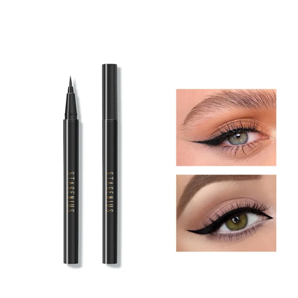 Professional Long Lasting 36H Liquid Eyeliner Pencil Waterproof Black Makeup Easywear Eye Liner Pen Cosmetic Lady Beauty Tool