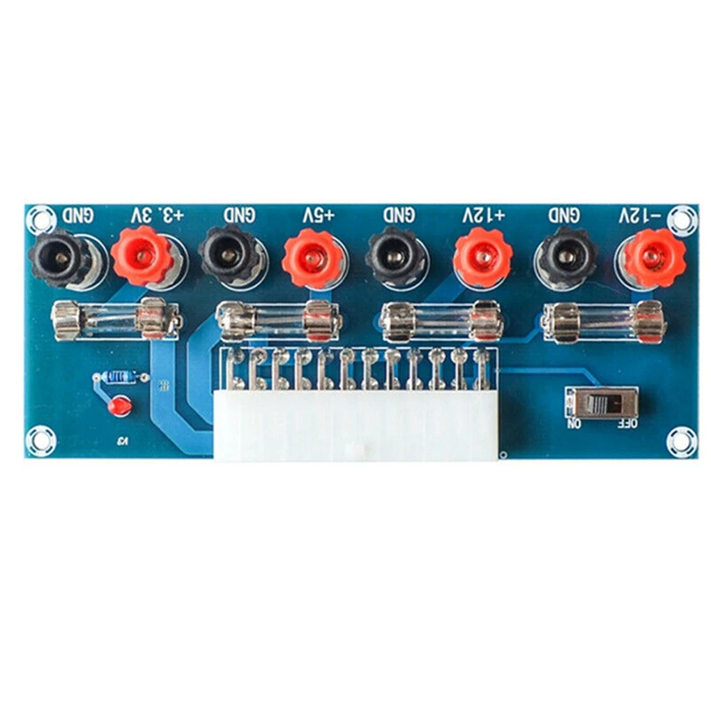 

XH-M229 Desktop PC Power Board ATX Benchtop Supply Transfer Board 24 Pin Power Supply Test Module