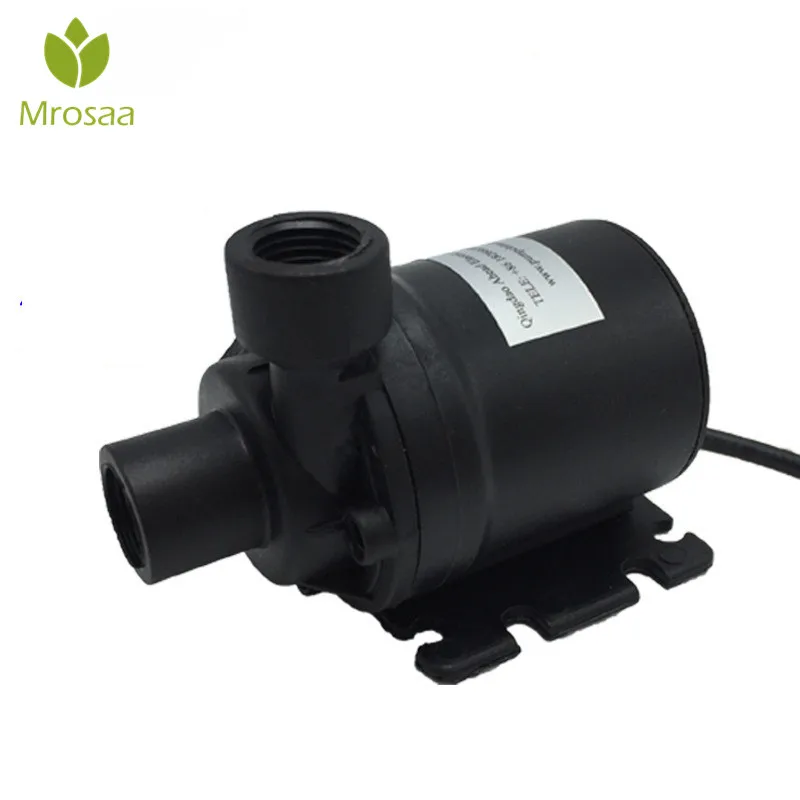 

800L/H 5m DC 12V 24V Solar Brushless Motor Water Circulation Water Pump Submersibles Water Pumps G1/2 Fountains Submersible Pump