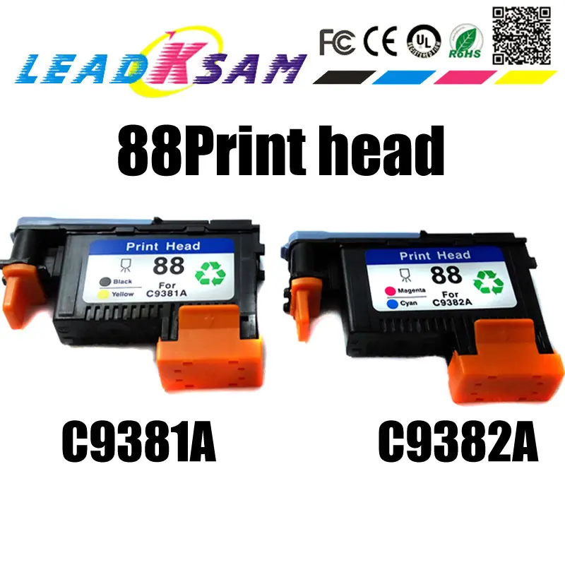 Печатающая головка LKS совместимая с hp 88 печатающая C9381A C9382A для принтера PRO K550 K8600
