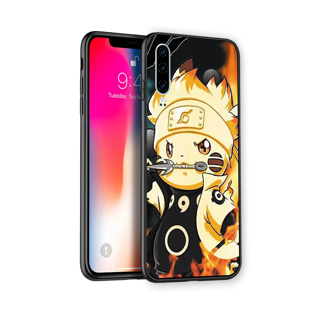Забавное японское аниме PIKACHU для huawei P8 P9 P10 lite plus силиконовый мягкий ТПУ чехол для телефона для huawei P20 P30 lite Pro Чехол