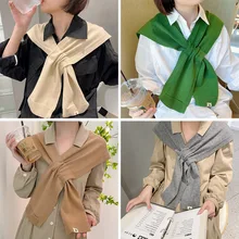 

Warm Lady Shawl Echarpe Autumn Blanket Shawls Winter Scarf Knitted Cashmere imitation triangle towel Women Pashmina