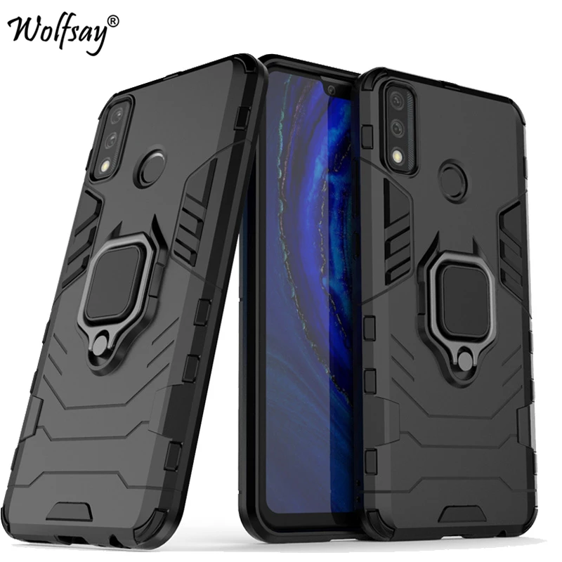 For Huawei Y8S Case Shockproof Armor Magnetic Suction Stand Full Edge Cover For Huawei Y8S Case Cover For Huawei Y8S 6.5 inch