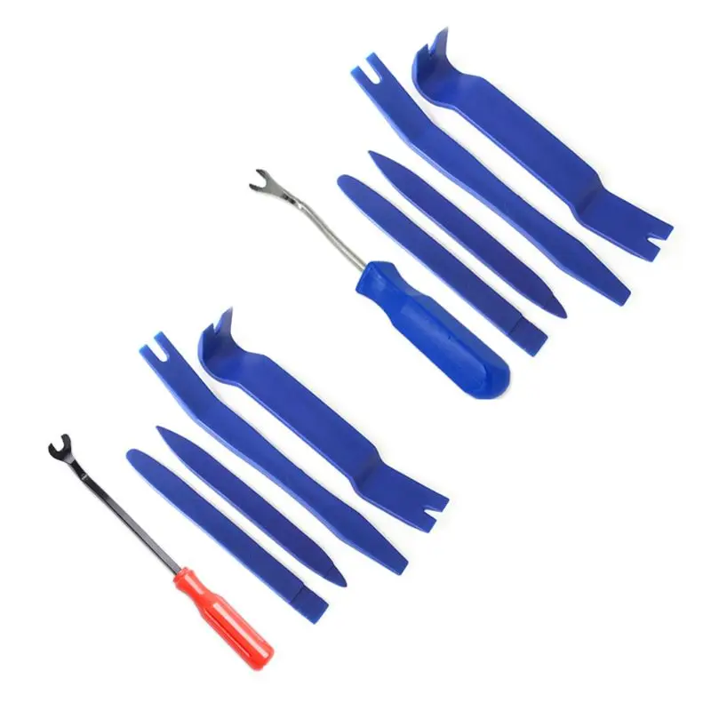 

5 Pieces Trim Removal Tool,Car Panel Door Audio Trim Removal Tool Kit, Auto Clip Pliers Fastener Remover Pry Tool Set