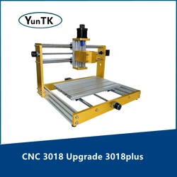 Cadre métallique CNC 3018 mise à niveau 3018plus, application Nema17 / 23 Stepper, broche 52mm, routeur en bois CNC, fraiseuse Pcb, artisanat en métal 