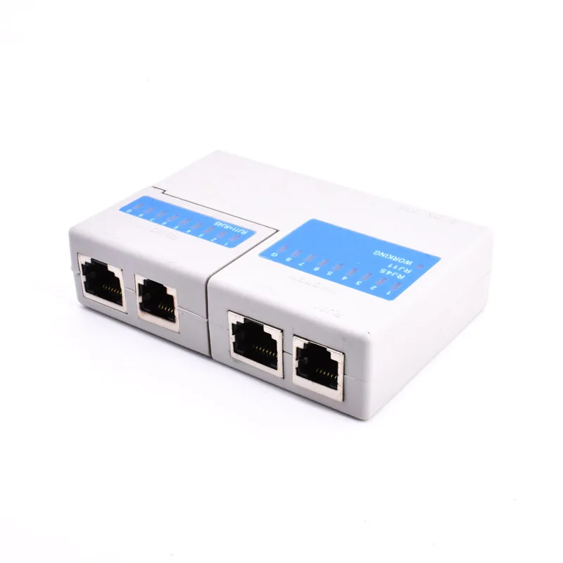 Мини RJ45 RJ11 Cat5 Сетевой LAN Кабельный тестер с брелоком diy Электроника | Электронные