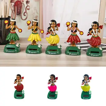 

Car Ornament Car Decoration Dancing Doll Car Accessories Solar Power Toy Shaking Head Hawaii Swinging Animated Girl Car-styling