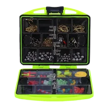 Набор инструментов для рыбалки, рыболовные бусины, приманка, джиг, крючок, вертлюги, снасти с 24 отделениями, рыболовные аксессуары, коробка