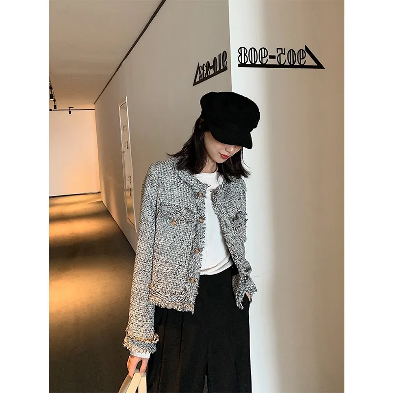 

Elegant Single Product Graceful Coat Women's Spring And Autumn 2019 Loose-Fit Slimming Casual Long Sleeve Short Tops