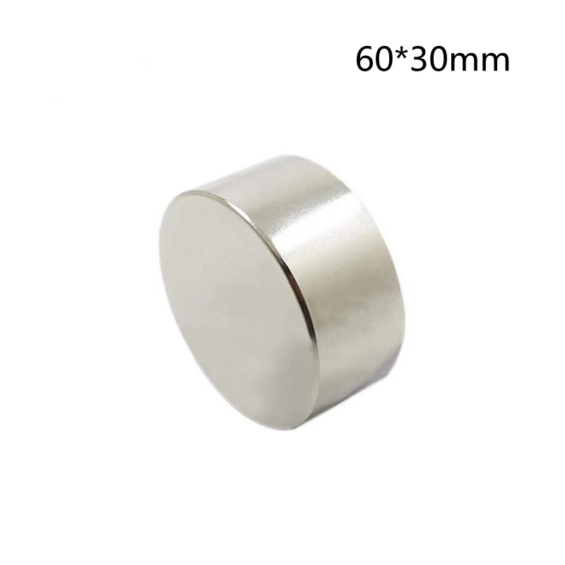 

Super Strong Neodymium Magnet 60x30 Rare Earth Round Magnet 60Ã—30mm Permanent powerful Magnetic Multifunction Custom Made Magnet