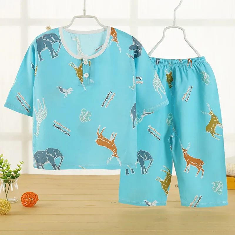 Детские комплекты с героями мультфильмов хлопковый костюм для сна мальчиков