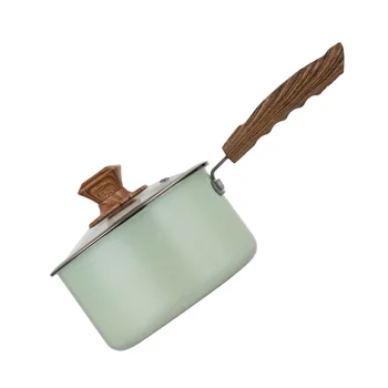 

1pc Non-stick Pans Stainless steel Soup Pan Household Pan Non-stick Milk Pot