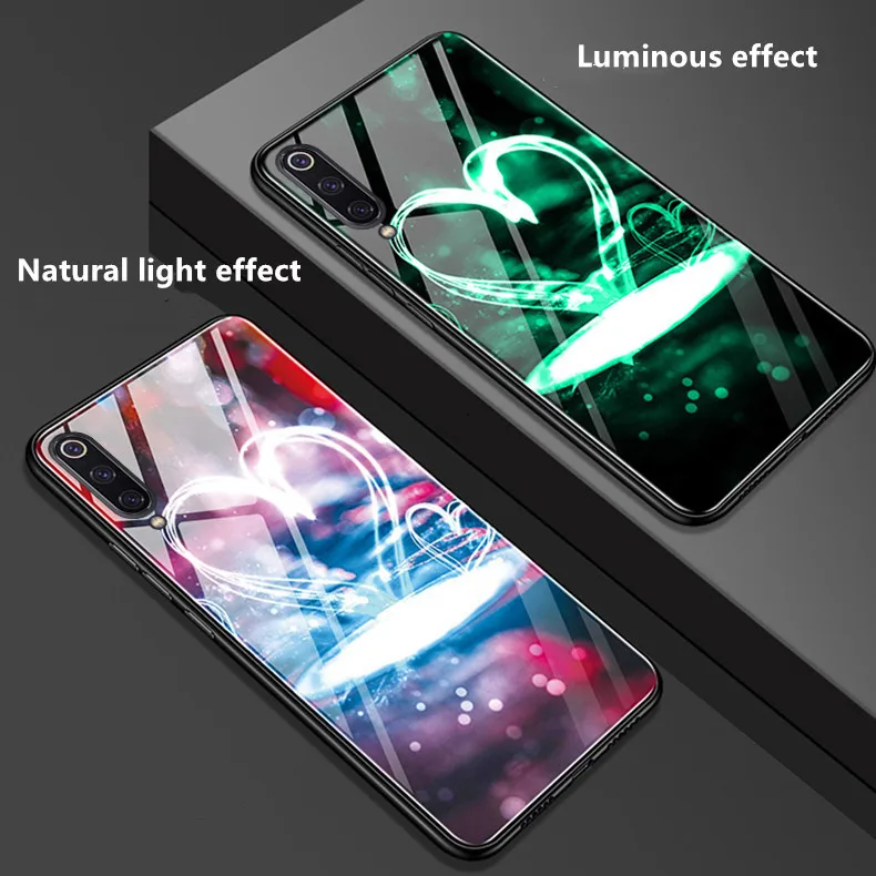 Чехол для Xiaomi mi 9/Xiaomi mi 9 SE Lu mi nous закаленное Стекло чехол для Xiaomi mi 9/Xiaomi mi 8 9SE A3 9t Pro mi 9 Lite чехол Крышка