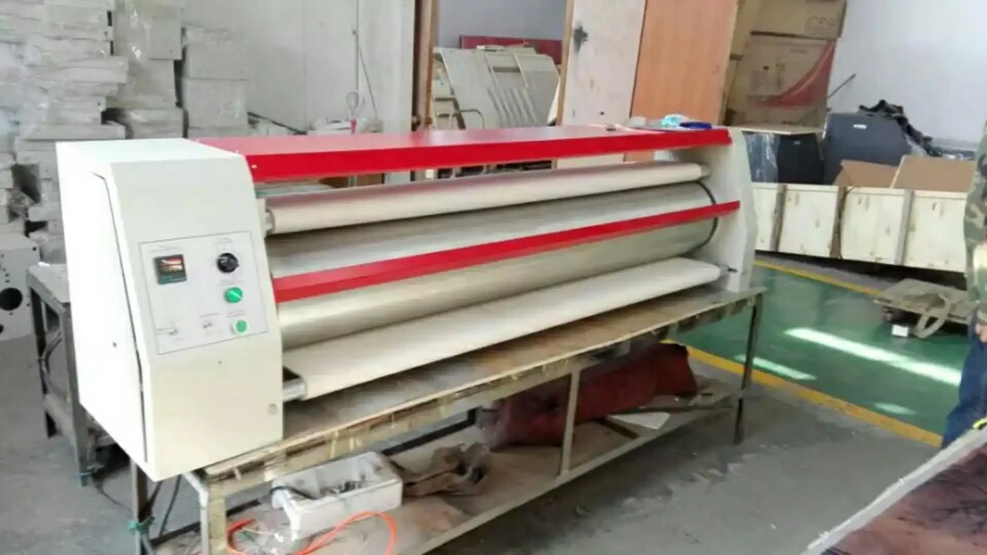 

2019 NDL-1200 rotary heat transfer machine for apparel sublimation printing