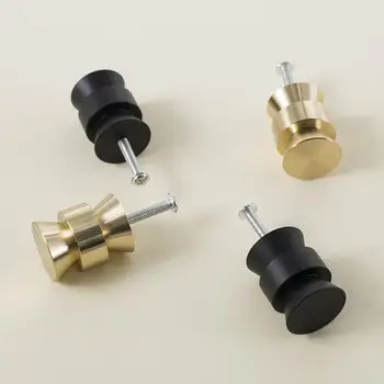 

Original design not only brass natural crystal handle Nordic light luxury cabinet door wardrobe furniture hexagon small handle