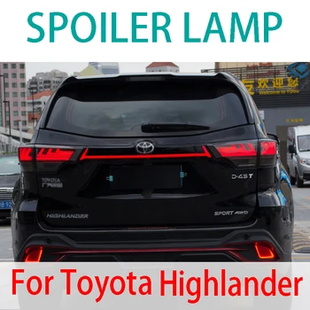 

BERA BEAR Car Styling For TOYOTA Highlander 2015-2019 Spoiler lamp LED Tail Light LED Spoiler Light Turn Signal