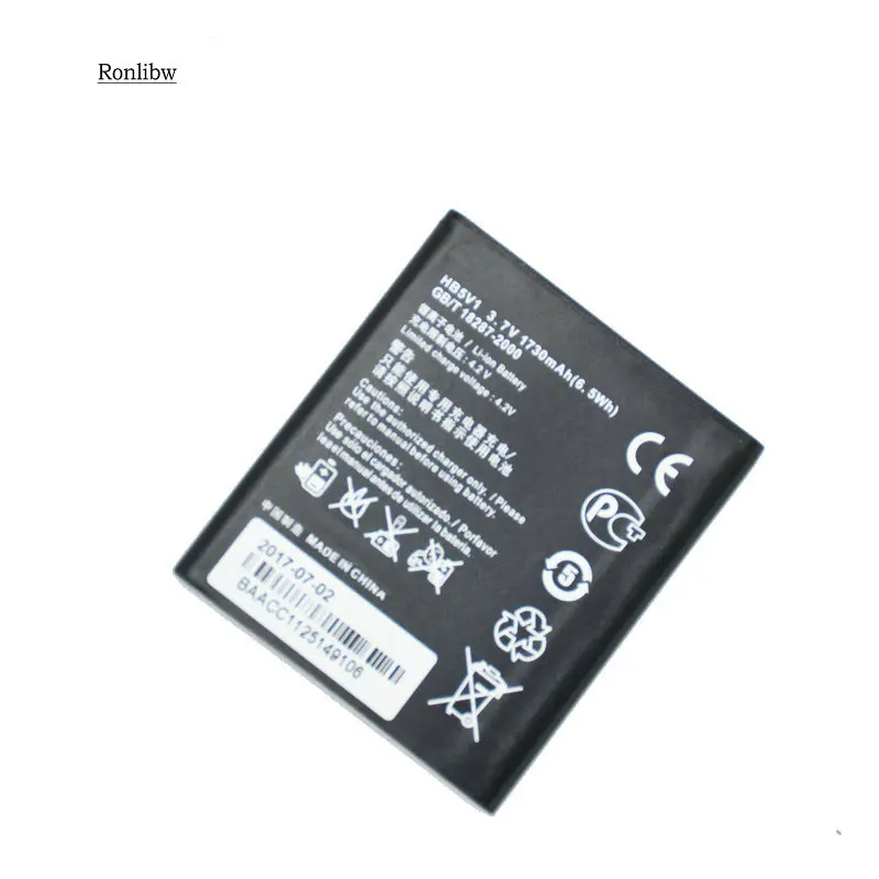 Ronlibw 1730 мА/ч HB5V1 Замена Батарея для huawei Y516 Y300 Y300C Y511 Y500 T8833 Y535C U8833 G350 Y336-U02 Y360-u61