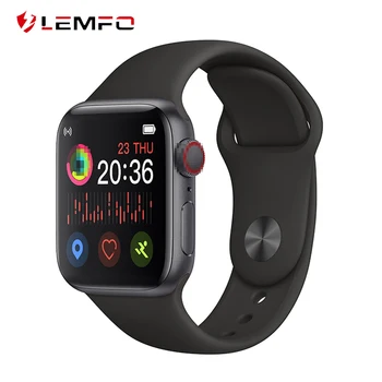 

LEMFO Smart Watch Women Men Series 5 Full Touch Screen Fitness Tracker Heart Rate Blood Pressure Monitor Smartwatch VS W34 IWO12