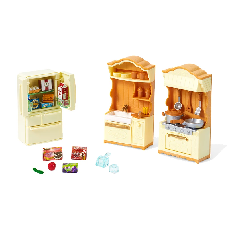 S01 Sylvanian Families кукольный домик мебель аксессуары кухонный игровой набор без фигурок 5341