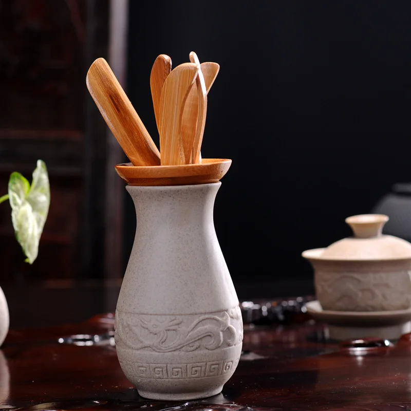 

Wholesale Tea Set Accessories Ceramic Tea Ceremony Liujunzi Kung Fu Tea Set Accessories Tea Ceremony Set Retro Stoneware
