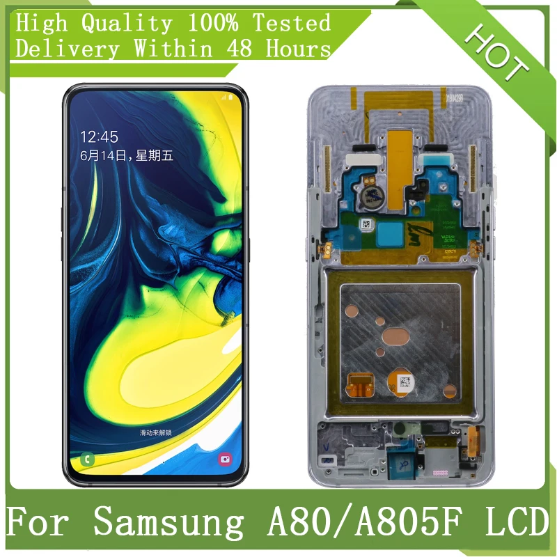 6 7 &quotсупер AMOLED для Samsung Galaxy A80 A805 SM A805F A90 A905 A905F ЖК дисплей сенсорный экран дигитайзер сборка Замена|Экраны