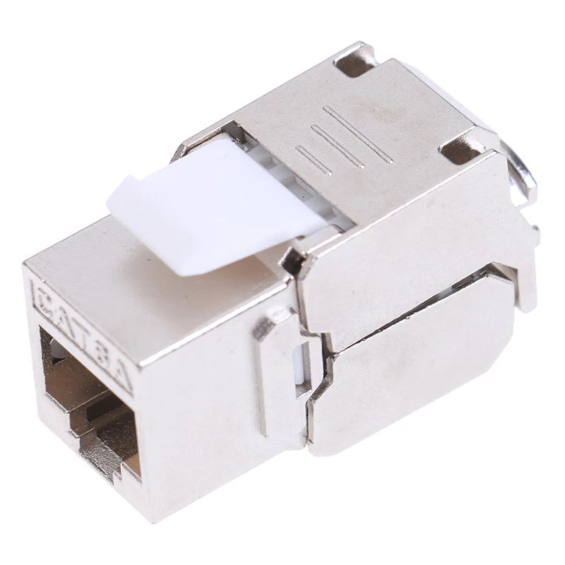 Keystone Cat6A Shielded FTP Metal Module Network Keystone Jack Connector Adapter