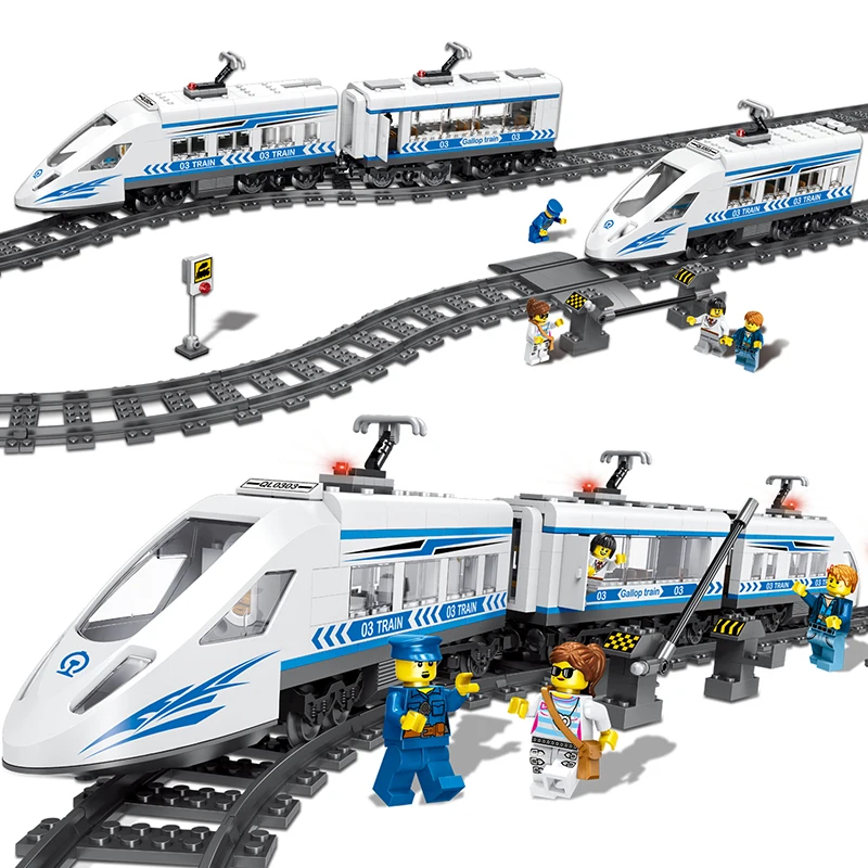 Конструктор Technic City RC с дистанционным управлением Железнодорожный строительные