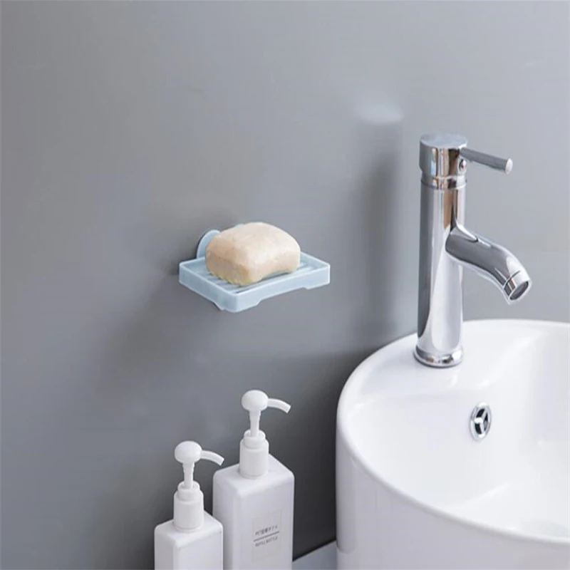 Bathrom пластиковый дренаж для мыла коробка с держателем крепкая присоска мыльница