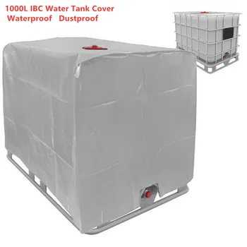 

Outdoor Cover For Rain Water Tank 1000 liters IBC Container Waterproof Anti-Dust Cover Sun Protection Sliver Oxford Cloth 210D