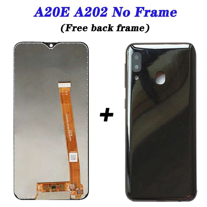 LCD Display Touch Screen Digitizer Assembly lcd display screen For Samsung A20e A202 A202F Replace