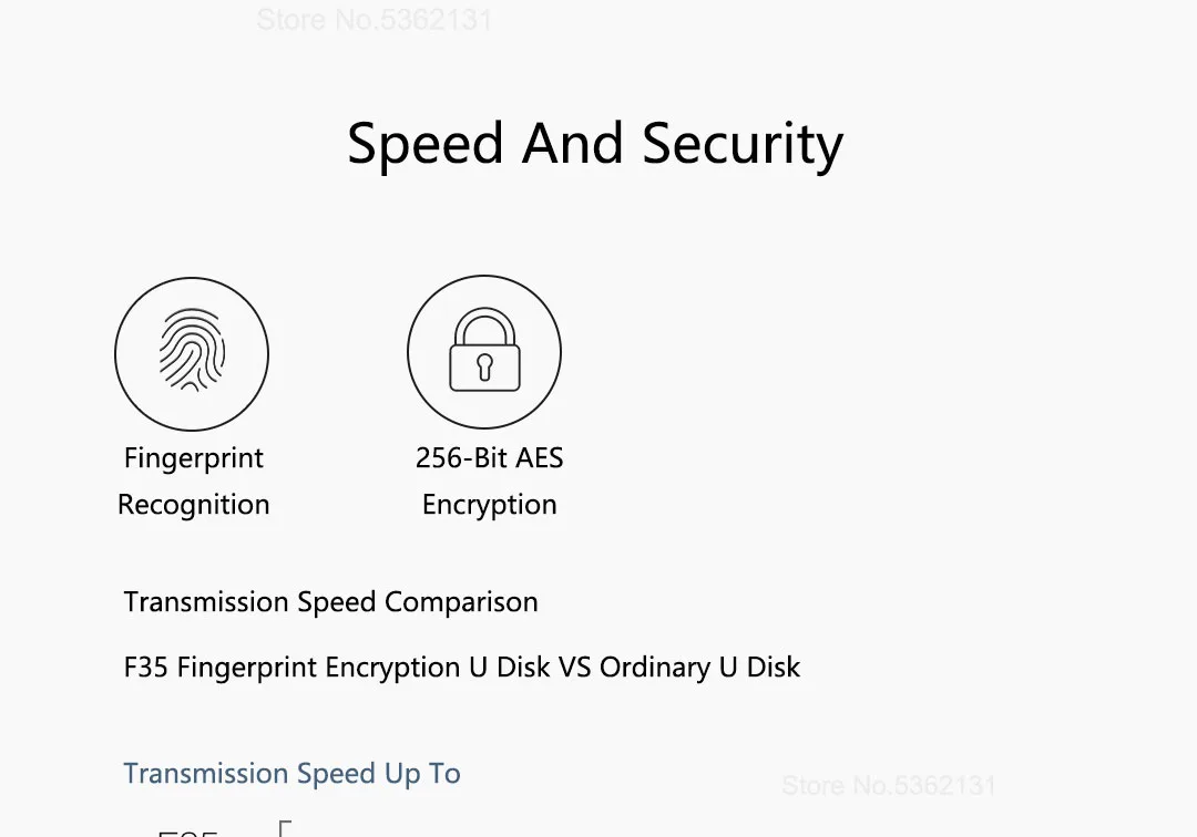 Xiaomi Youpin Lexar отпечатков пальцев зашифрованные высокая-Скорость USB флэш-накопитель передачи до 300 МБ/с. 10, определение отпечатка пальца ID переносной Сейф
