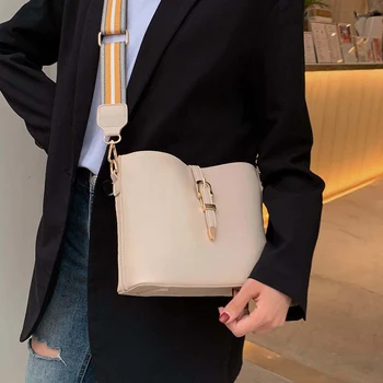 

Bag Women 2020 Autumn Winter Fashion One-Shoulder Messenger Bag Wild Ins Bucket Bags Shoulder Bucket Bags