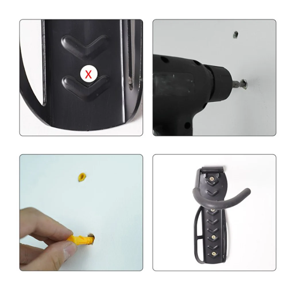 Electric Scooter Metal Scooter Wall Stand Holder Frame Bike Wall Hanger Hook Garage Indoor Bike Storage Wall Mount - 10' x 3'