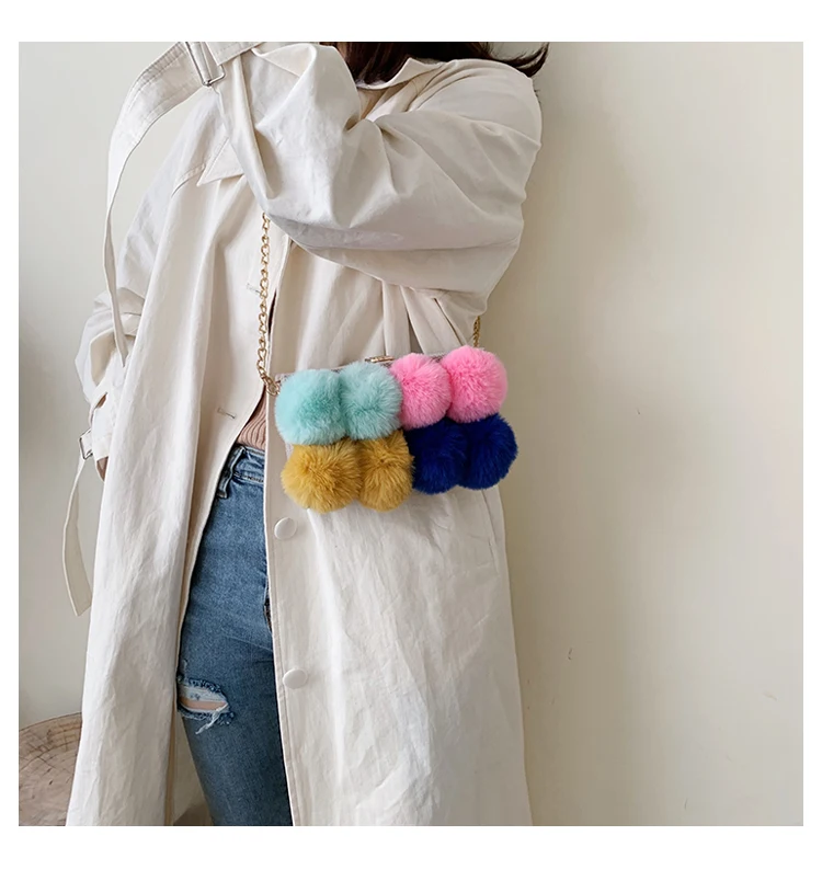 Цветной милый дизайн коробки с шариками Модный женский клатч сумка на плечо сумка муфта сцепления Сумка Сумочка с цепочкой женская сумка Подвеска на сумку