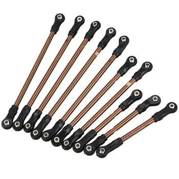 

10Pcs/Set Metal Complete Link Rod End for 1/10 RC Crawler 324Mm Wheelbase Traxxas TRX4 TRX-4
