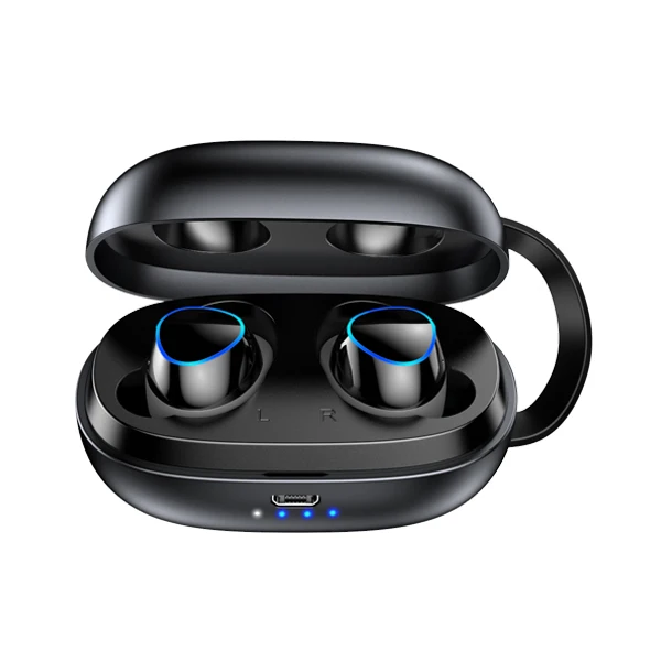 GVANCA i-26 TWS 5,0 Bluetooth наушники истинные Беспроводные наушники гарнитура интеллектуальное шумоподавление - Цвет: All Black
