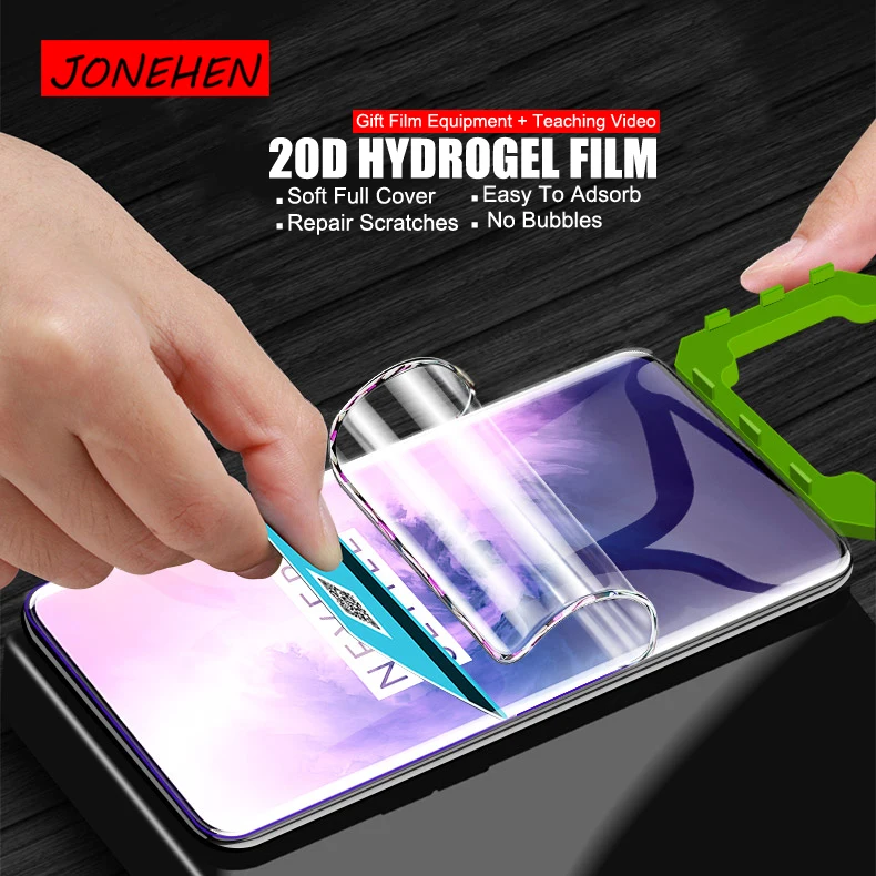 

Full Coverage Hydrogel Film For OnePlus 7T 7 Pro 5 6 T One plus 6 5T Screen Protector Protectivel Film No Glass For Oneplus 6T 7