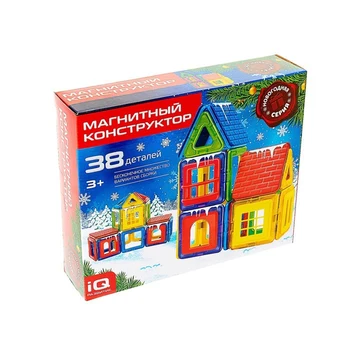 

Magnetic constructor, New Year series, 38 parts