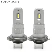 YOTONLIGHT 2 шт. 1:1 дизайн H7 светодиодные лампы автомобильные лампы светодиодные для фар H7 противотуманные фары автомобильные ходовые огни 40 Вт 6000лм 12 В 6500 К