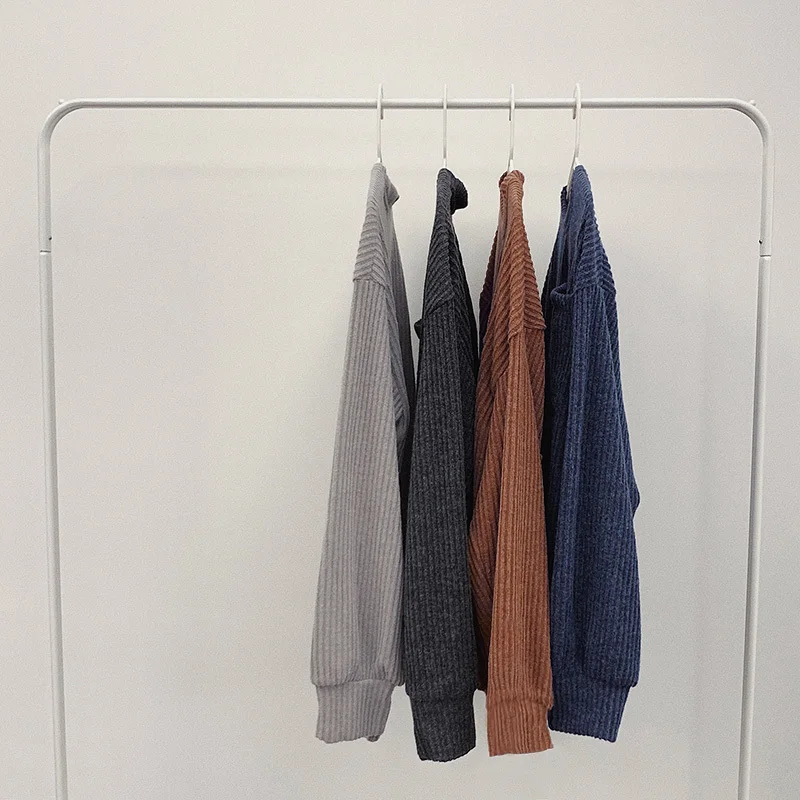 Autumn New Sweater Men Fashion Solid Color Casual Knit Pullover Man Streetwear Wild Loose Thin Sweater Male Clothes M-XL