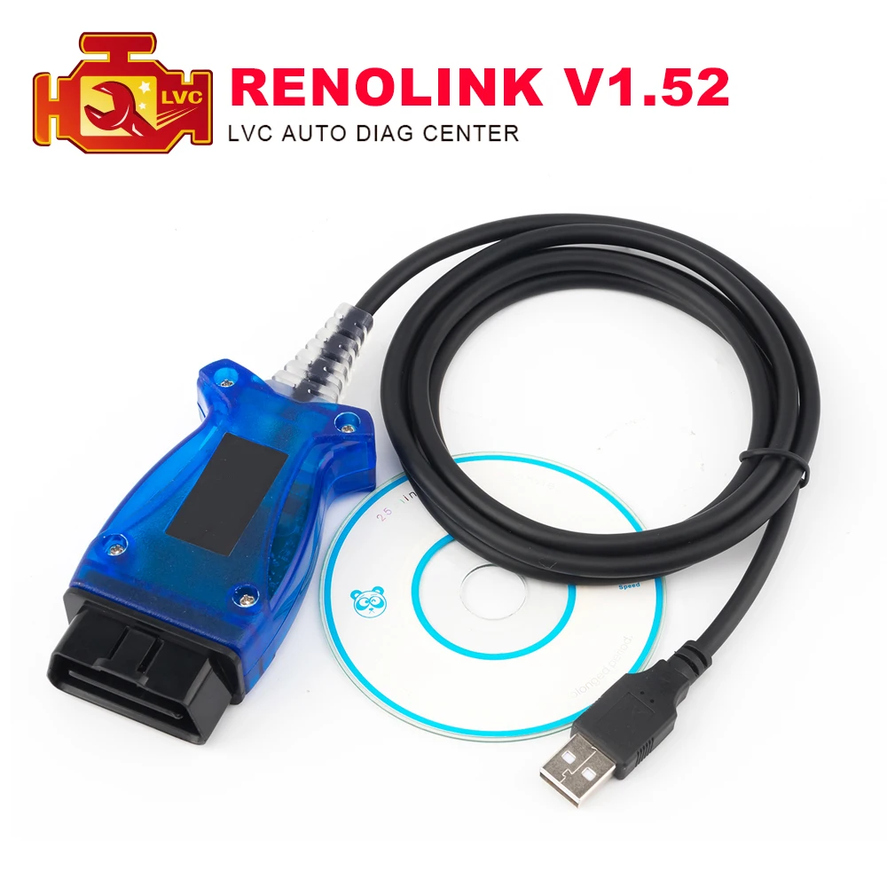 Профессиональный RENOLINK V1.52 ECU программист для Renault Renolink V1.52 ключ/Подушка безопасности/ECM/UCH/программатор OBD2 автомобильный диагностический кабель