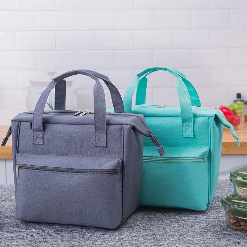 

High Capacity Lunch Bag Portable Food Fruit Cooler Pouch Kids outdoor Camping Picnic Keep Fresh Insulated Pack Handbag Supplies